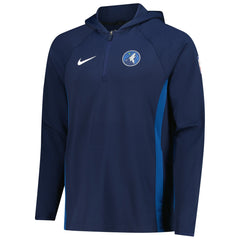 Minnesota Timberwolves Authentic On Court Zone Quarter-Zip Dri-FIT Hoodie Jacket - Navy outlet