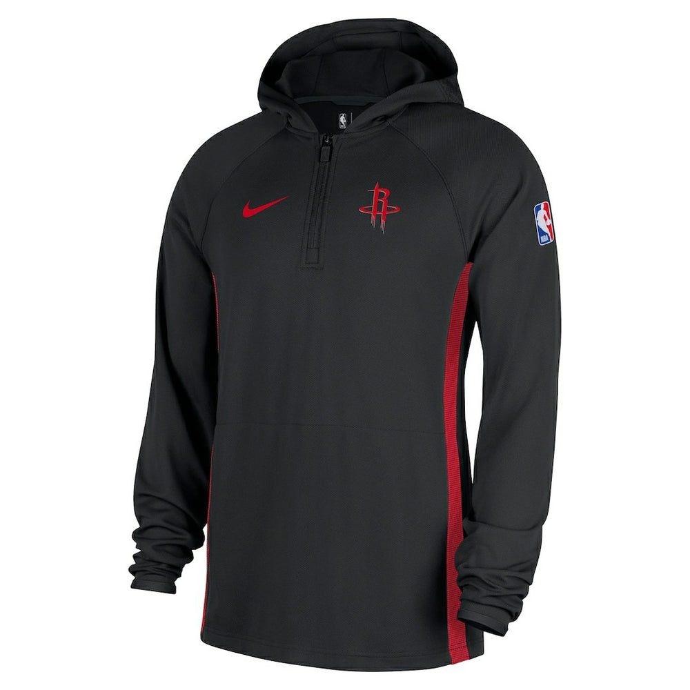 Houston Rockets Authentic On Court Zone Quarter-Zip Dri-FIT Hoodie Jacket sale - Black sale