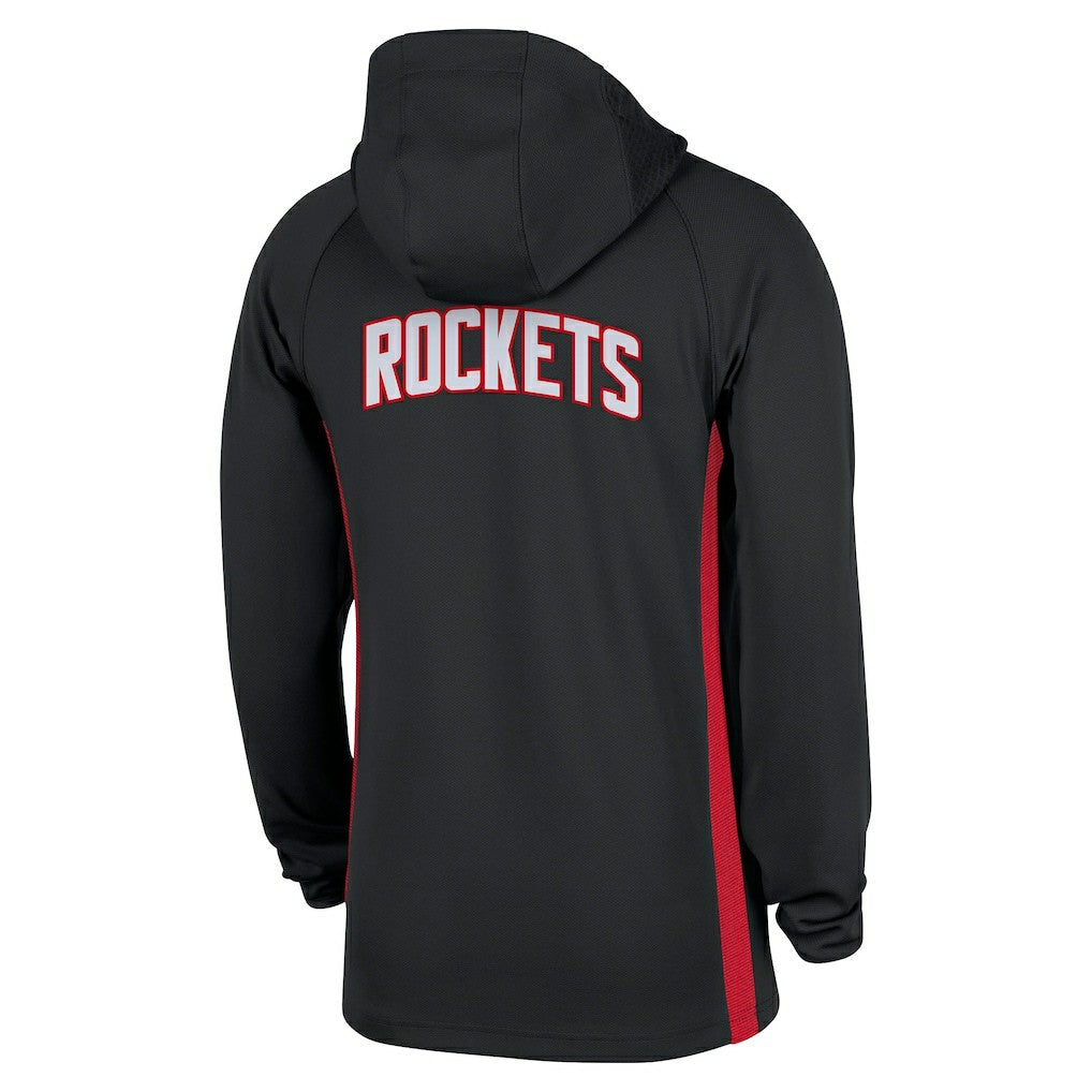Houston Rockets Authentic On Court Zone Quarter-Zip Dri-FIT Hoodie Jacket sale - Black sale