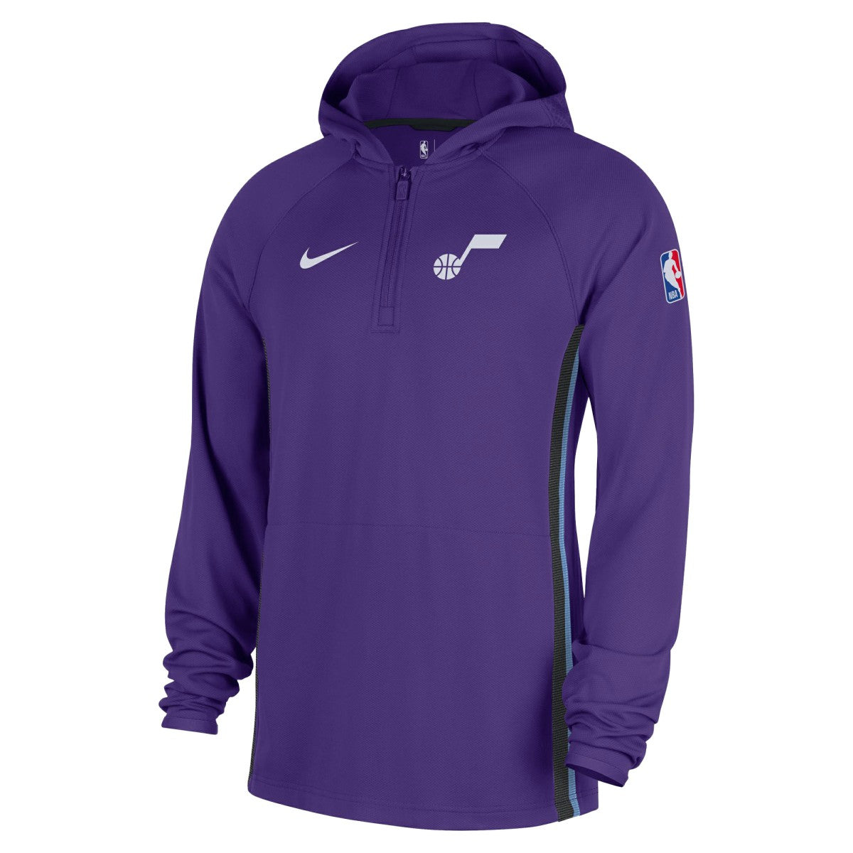 Utah Jazz Authentic On Court Zone Quarter-Zip Dri-FIT Hoodie Jacket - Purple sale