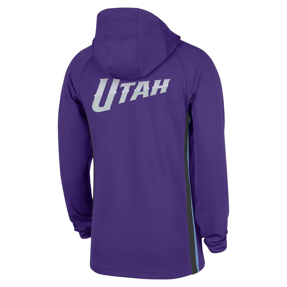 Utah Jazz Authentic On Court Zone Quarter-Zip Dri-FIT Hoodie Jacket - Purple sale