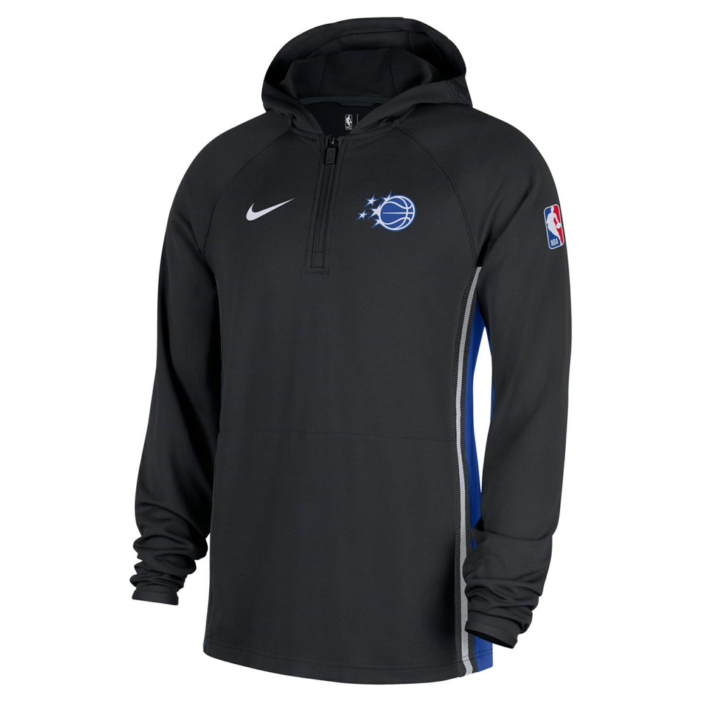 Orlando Magic Authentic On Court Zone Quarter-Zip Dri-FIT Hoodie Jacket - Black shop