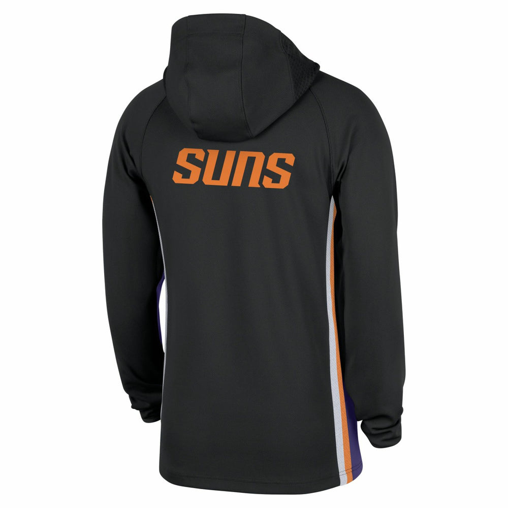 Phoenix Suns Authentic On Court Zone Quarter-Zip Dri-FIT Hoodie Jacket - Black cheap