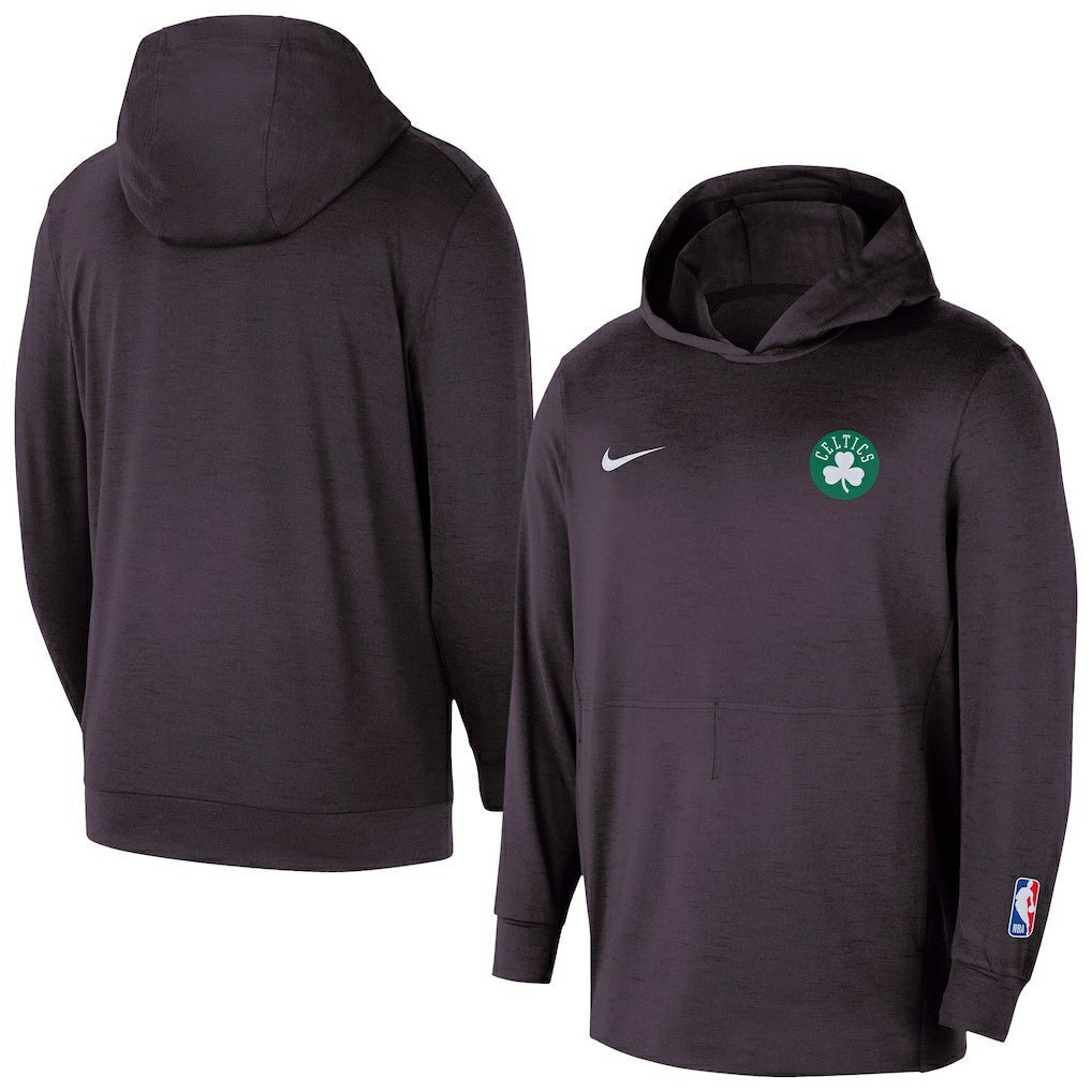 Boston Celtics Authentic Practice Yoga Restore Dri-Fit Pullover Hoodie - Black for sale