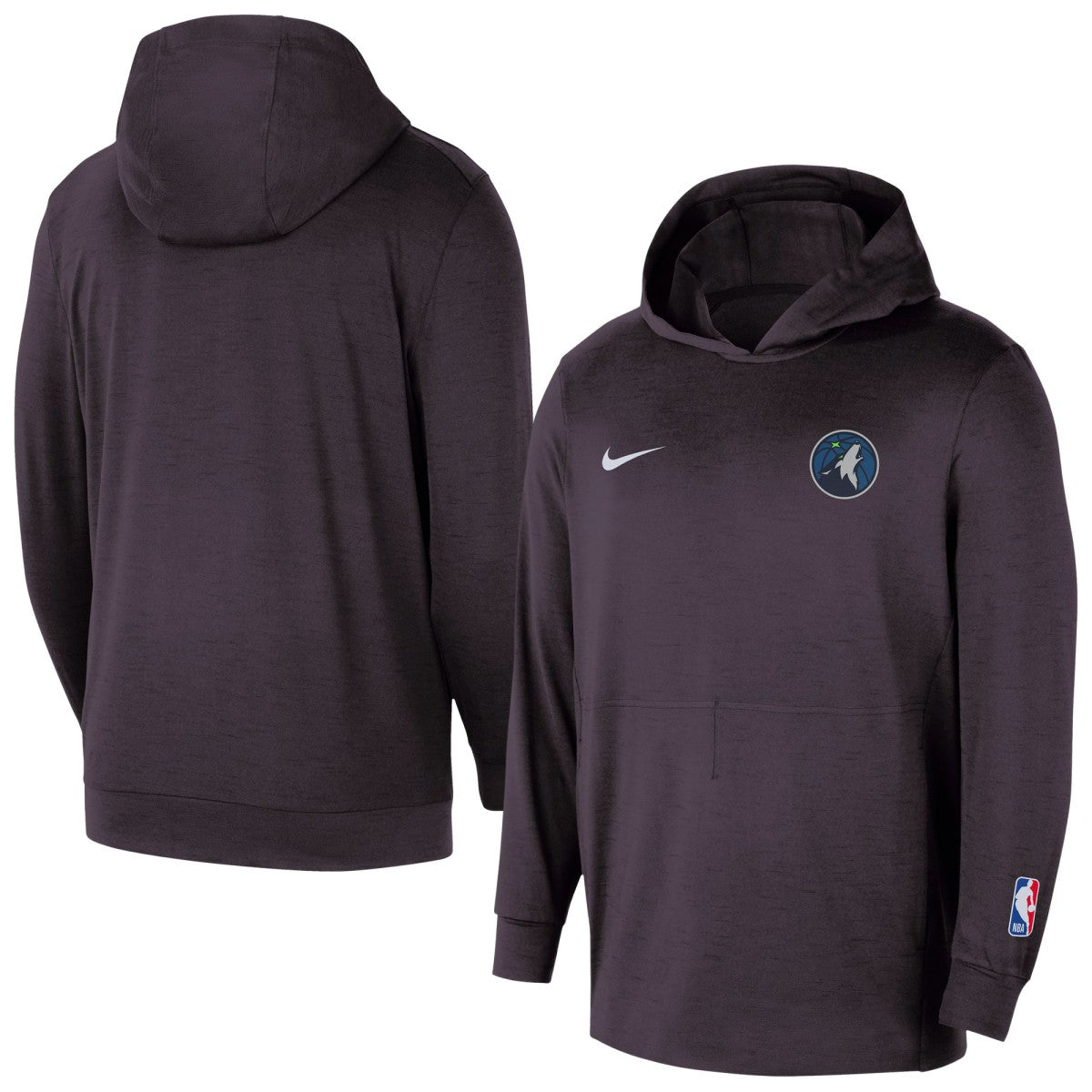Minnesota Timberwolves Authentic Practice Yoga Restore Dri-Fit Pullover Hoodie - Black discount