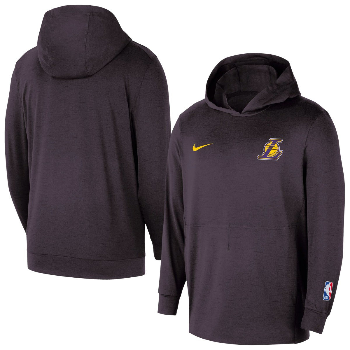 Los Angeles Lakers Authentic Practice Yoga Restore Dri-Fit Pullover Hoodie - Black outlet