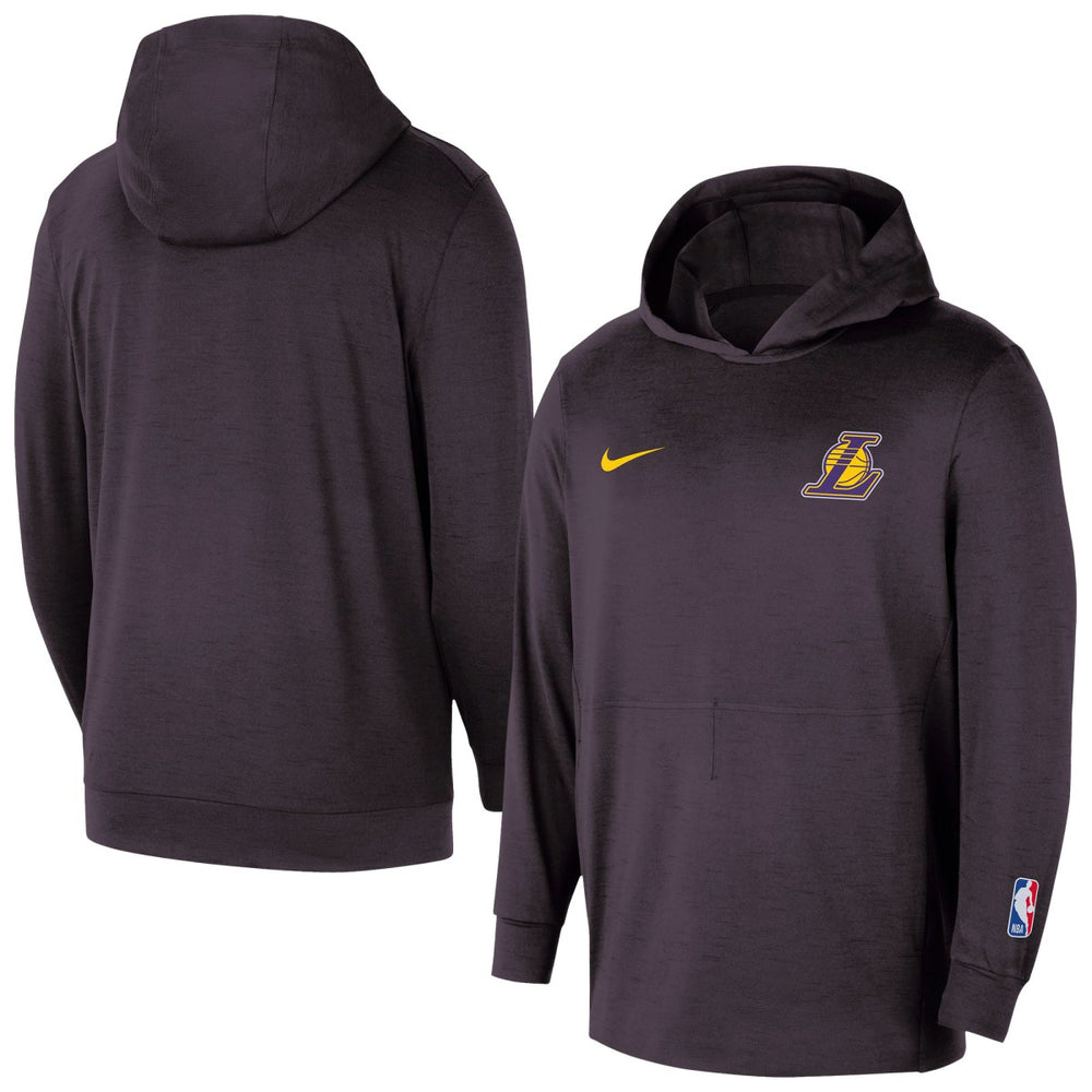 Los Angeles Lakers Authentic Practice Yoga Restore Dri-Fit Pullover Hoodie - Black outlet