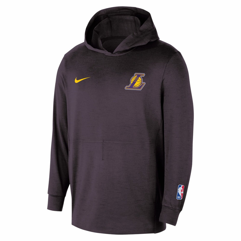 Los Angeles Lakers Authentic Practice Yoga Restore Dri-Fit Pullover Hoodie - Black outlet