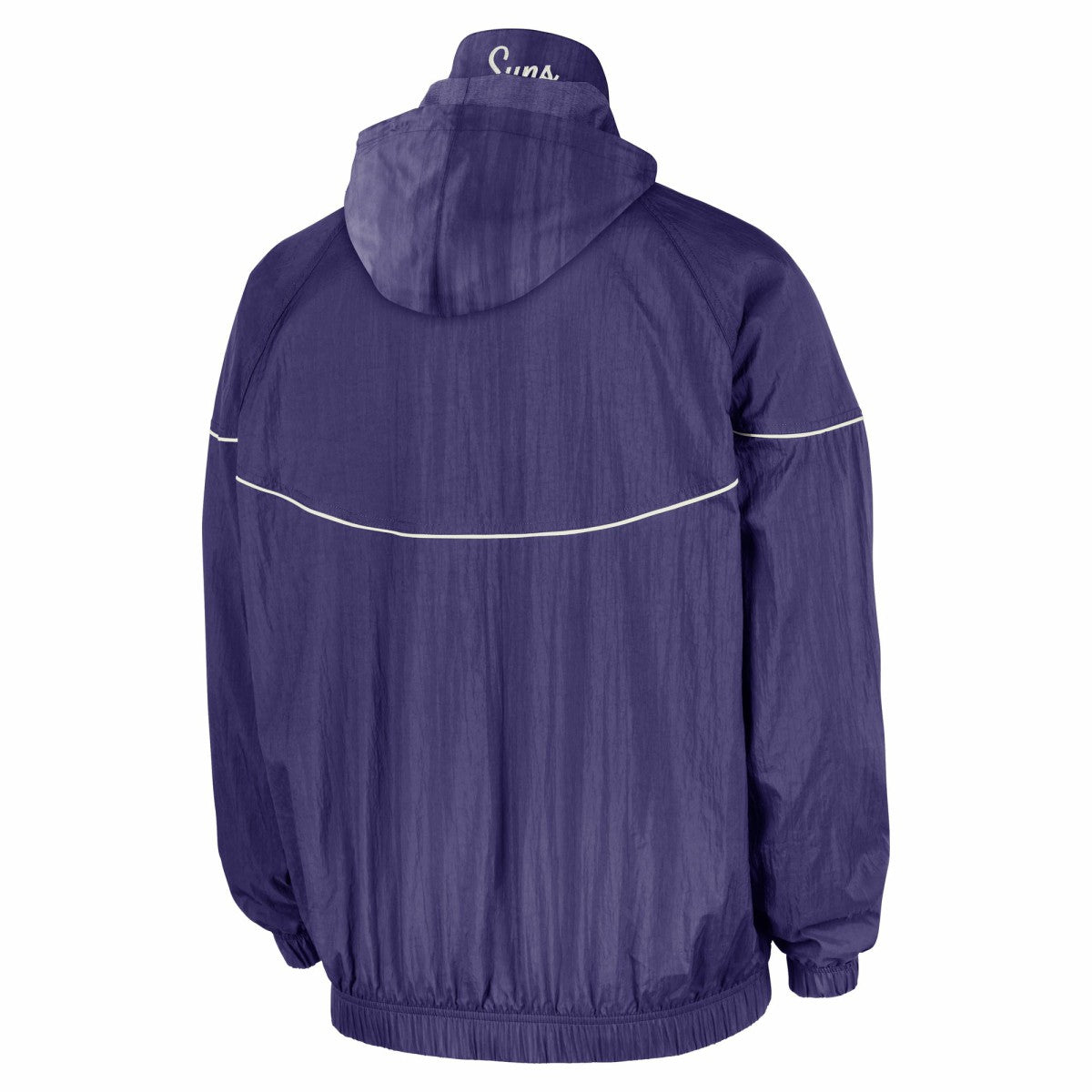 Phoenix Suns Courtside Windrunner Woven Half-Zip Hooded Jacket - Purple online