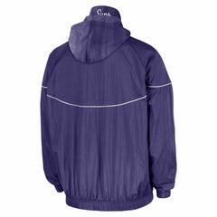 Phoenix Suns Courtside Windrunner Woven Half-Zip Hooded Jacket - Purple online