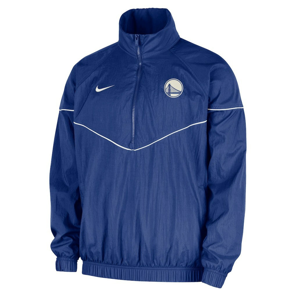 Golden State Warriors Courtside Windrunner Woven Half-Zip Hooded Jacket sale - Royal shop