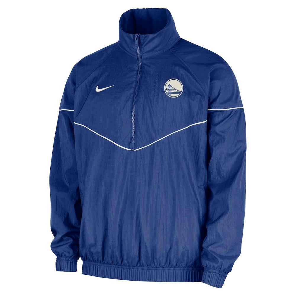Golden State Warriors Courtside Windrunner Woven Half-Zip Hooded Jacket sale - Royal shop