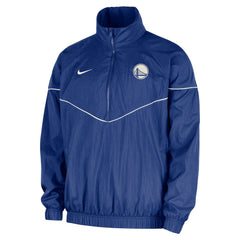 Golden State Warriors Courtside Windrunner Woven Half-Zip Hooded Jacket sale - Royal shop