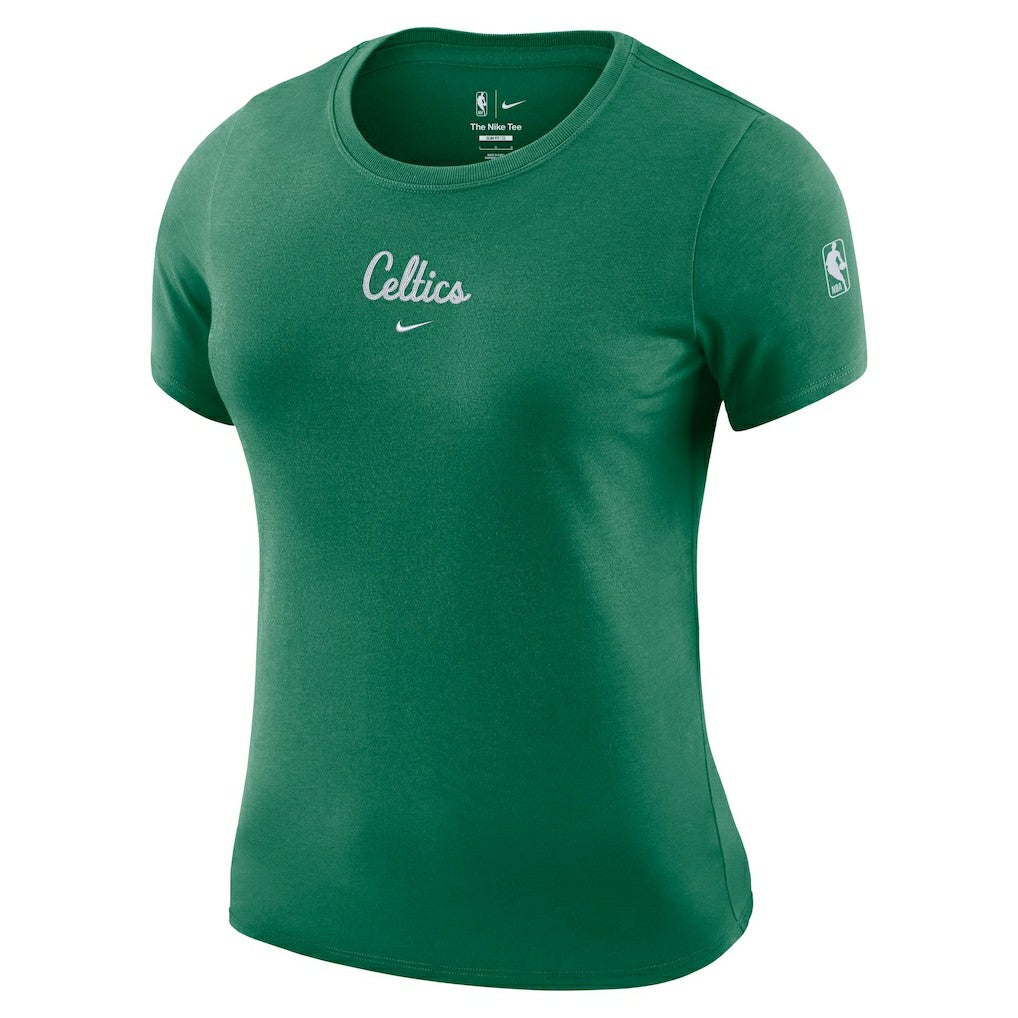 Boston Celtics Women's Courtside Modest Cropped Tri-Blend T-Shirt - Kelly Green on sale