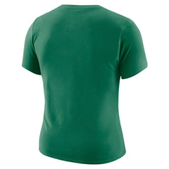 Boston Celtics Women's Courtside Modest Cropped Tri-Blend T-Shirt - Kelly Green on sale