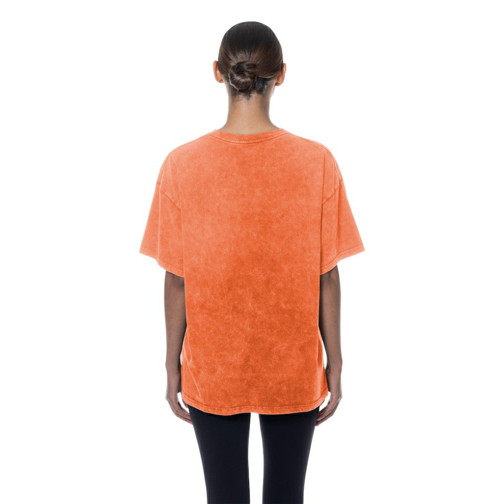Baltimore Orioles Women's Mineral Wash Oversized T-Shirt Orange