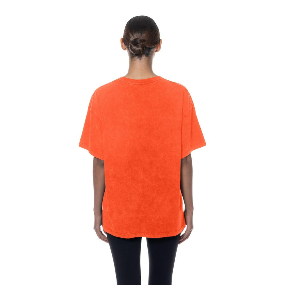 San Francisco Giants Women's Mineral Wash Oversized T-Shirt Orange