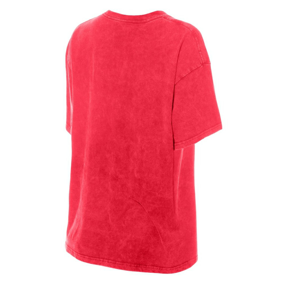 Philadelphia Phillies Women's Mineral Wash Oversized T-Shirt Red
