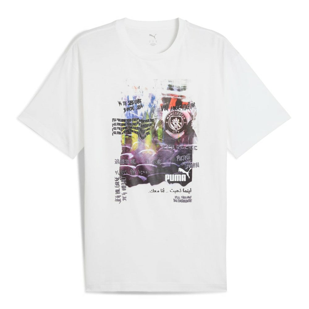 Manchester City ftblNRGY+ T-Shirt - White cheap