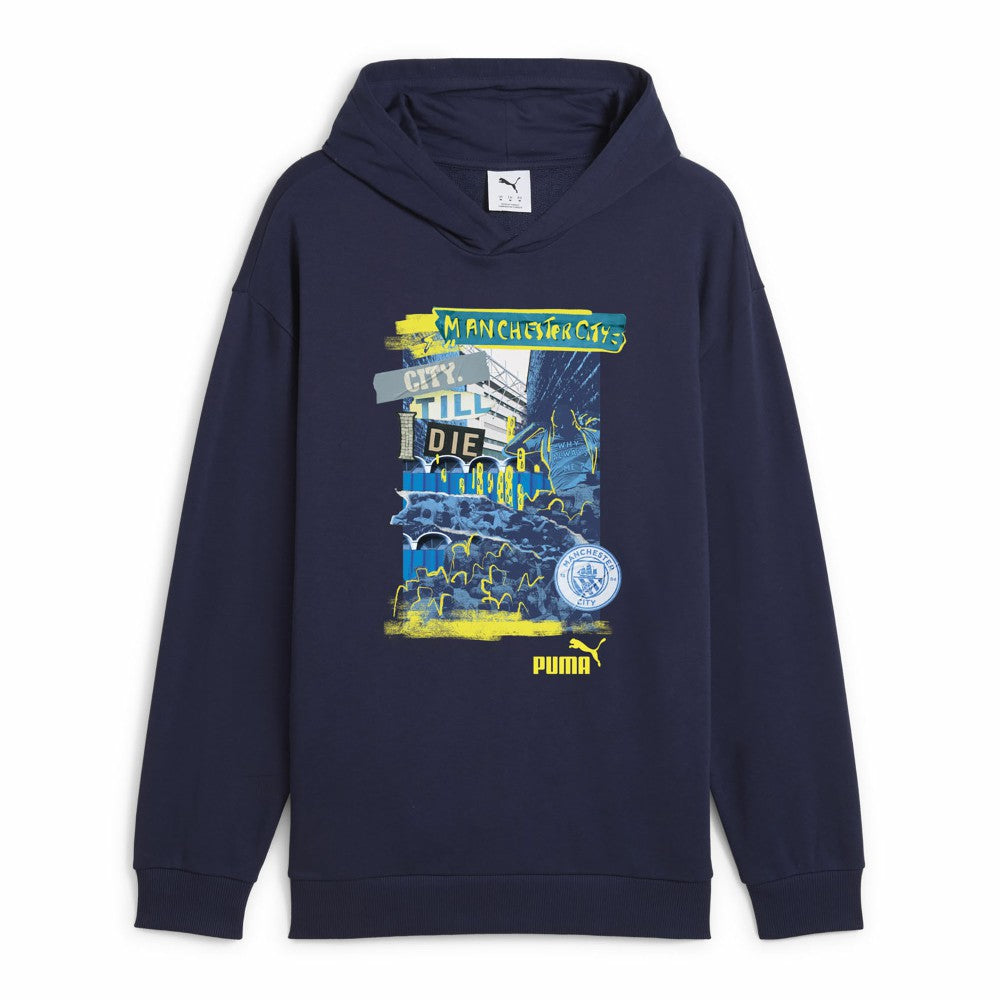 Manchester City ftblNRGY+ Pullover Hoodie - Navy on sale