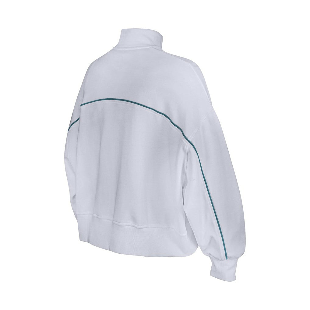New Era Philadelphia Eagles Female Adult White Functional Fandom Quarter-Zip Sweatshirt outlet