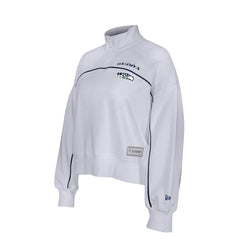 New Era Seattle Seahawks Female Adult White Functional Fandom Quarter-Zip Sweatshirt cheap