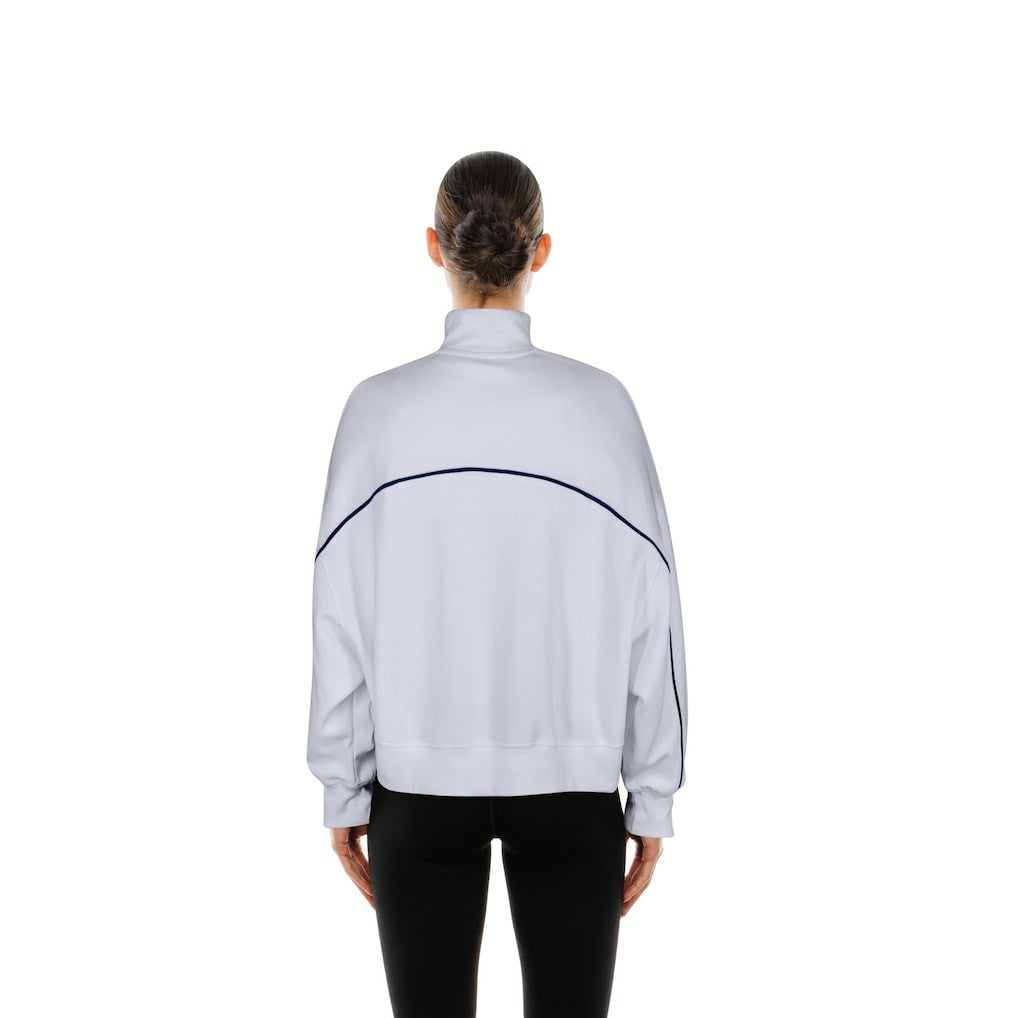 New Era Seattle Seahawks Female Adult White Functional Fandom Quarter-Zip Sweatshirt cheap