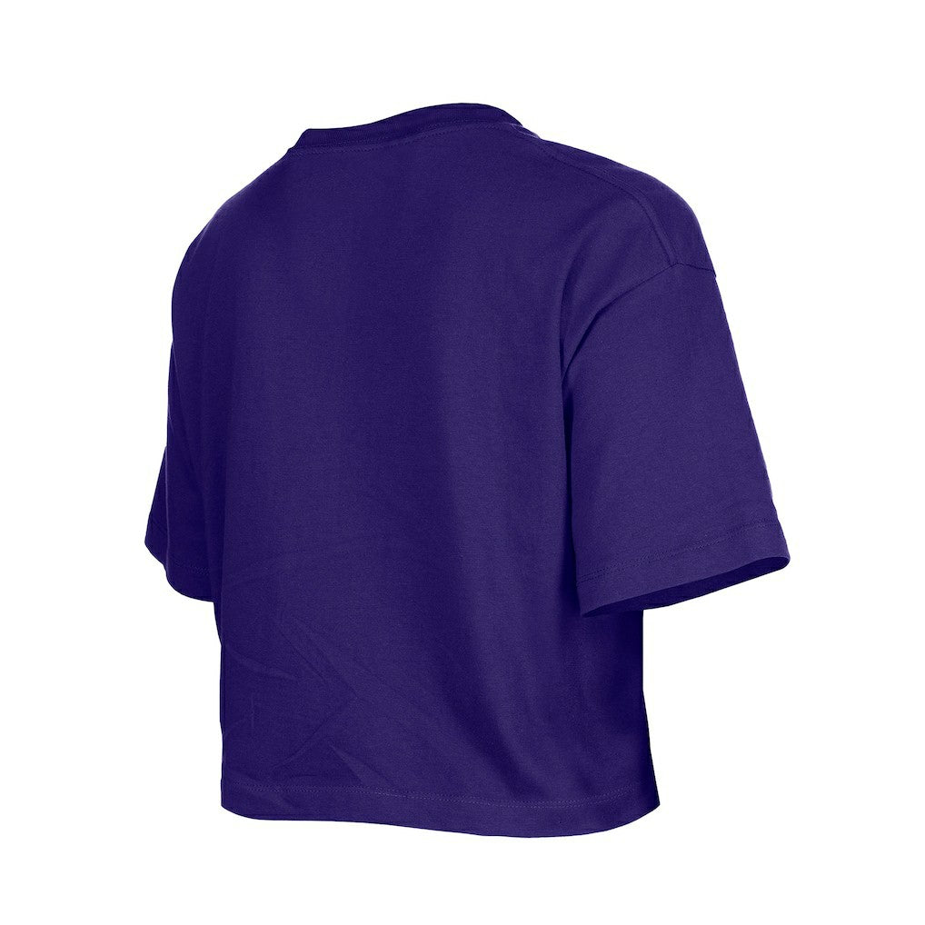 Minnesota Vikings New Era Girl's Flip Sequin Boxy T-Shirt - Purple on sale