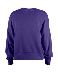Baltimore Ravens New Era Girl's Flip Sequin Sweatshirt - Purple for sale