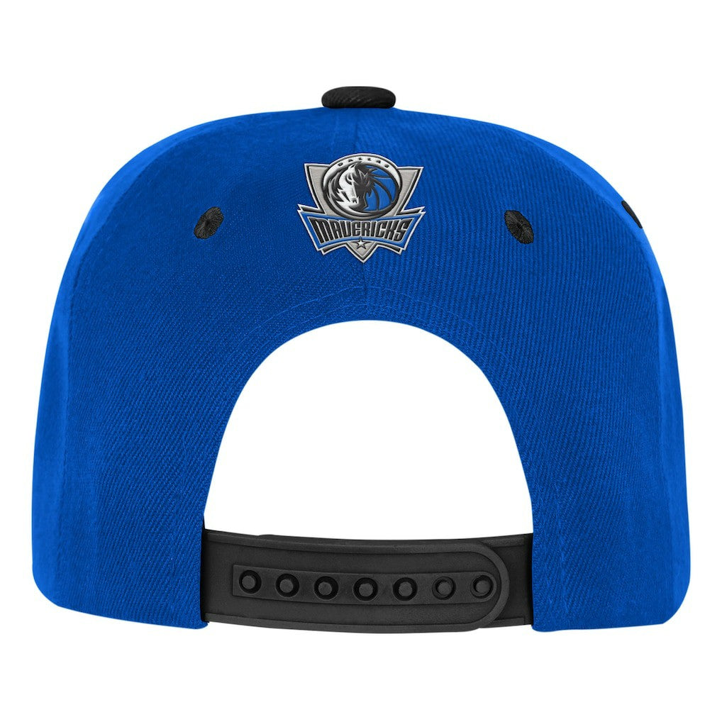 Dallas Mavericks Outerstuff Youth Two-Tone Snapback Hat sale - Blue/Black cheap