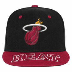 Miami Heat Outerstuff Youth Two-Tone Snapback Hat - Black/Red sale