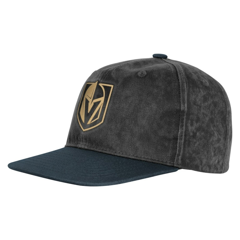 Vegas Golden Knights Outerstuff Youth True Retro Deadstock Adjustable Hat - Silver/Black Hats