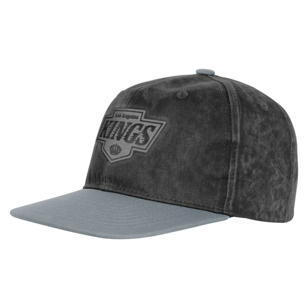Los Angeles Kings Outerstuff Youth True Retro Deadstock Adjustable Hat - Black/Silver Hats