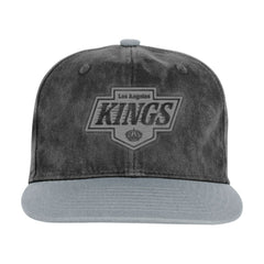 Los Angeles Kings Outerstuff Youth True Retro Deadstock Adjustable Hat - Black/Silver Hats