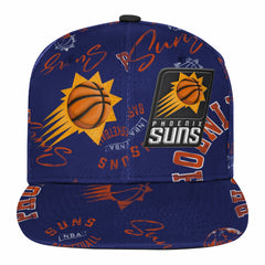 Phoenix Suns Outerstuff Youth Street Hooper Allover Print Snapback Hat - Purple on sale