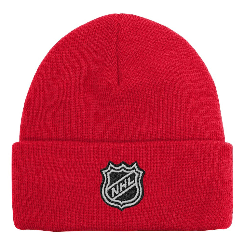 Chicago Blackhawks Outerstuff Youth 2.0 Essential Cuffed Knit Hat - Red Hats