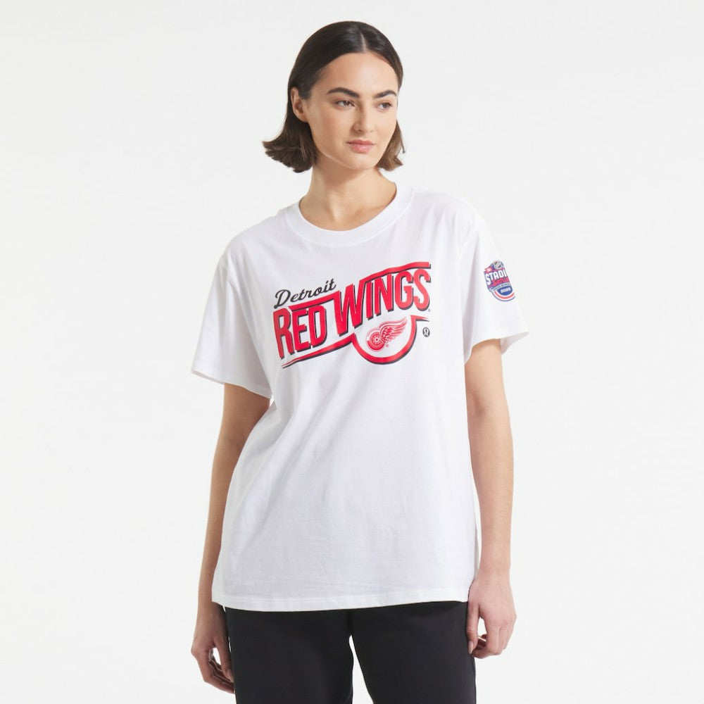 Detroit Red Wings lululemon Women's 2025 NHL Stadium Series All Yours T-Shirt - White T-shirts
