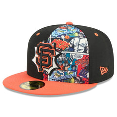 San Francisco Giants 2025 MLB Diamond Hero Edition 59FIFTY Fitted Hat Black/Orange
