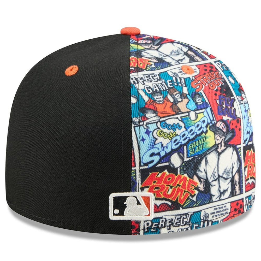 San Francisco Giants 2025 MLB Diamond Hero Edition 59FIFTY Fitted Hat Black/Orange