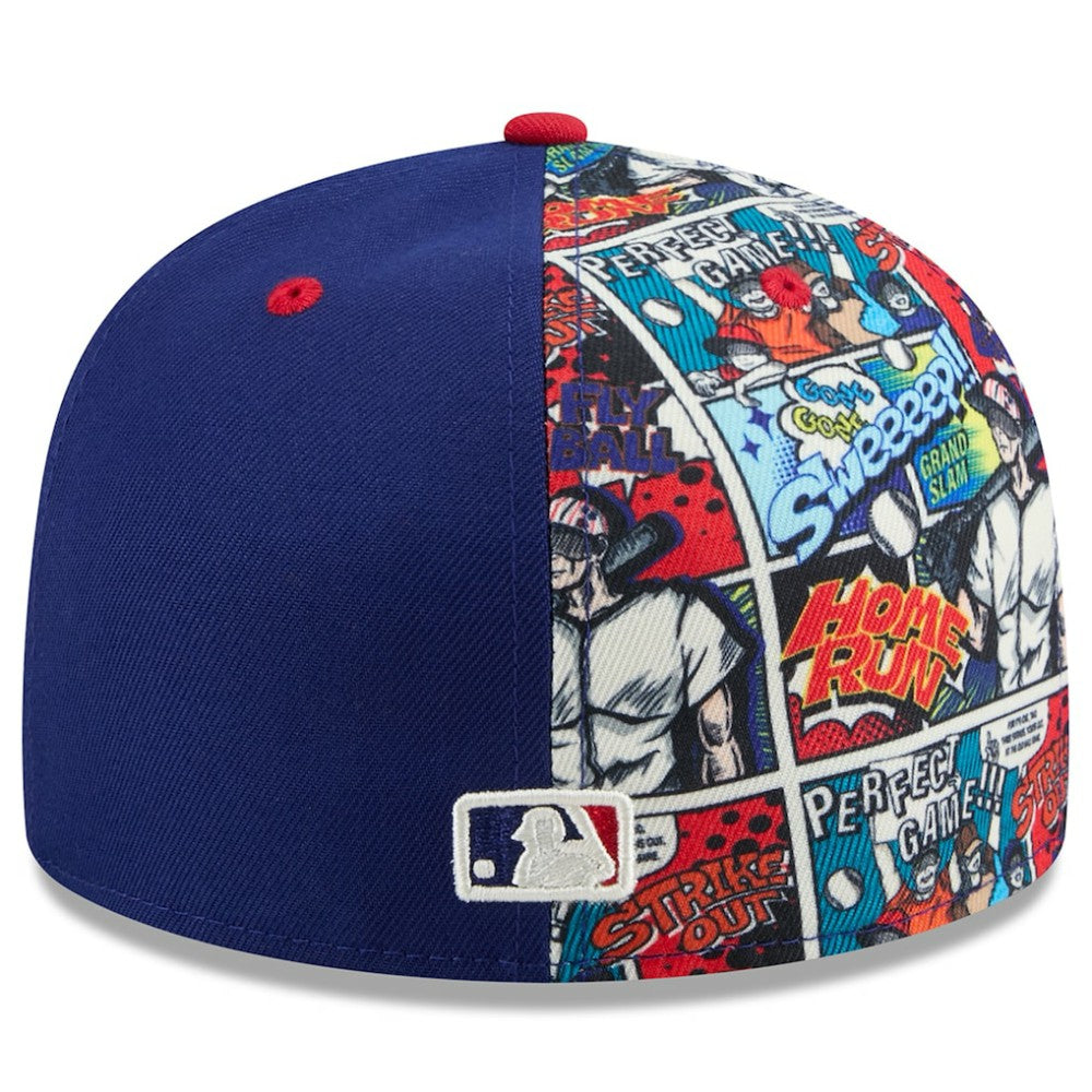 Texas Rangers 2025 MLB Diamond Hero Edition 59FIFTY Fitted Hat Royal/Red