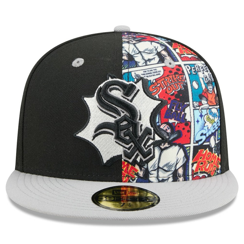 Chicago White Sox 2025 MLB Diamond Hero Edition 59FIFTY Fitted Hat Black/Gray