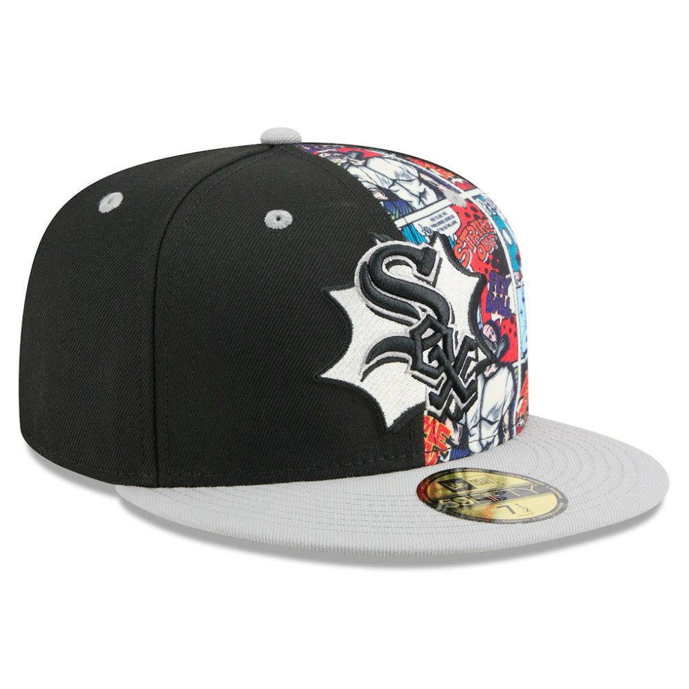 Chicago White Sox 2025 MLB Diamond Hero Edition 59FIFTY Fitted Hat Black/Gray