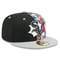 Chicago White Sox 2025 MLB Diamond Hero Edition 59FIFTY Fitted Hat Black/Gray