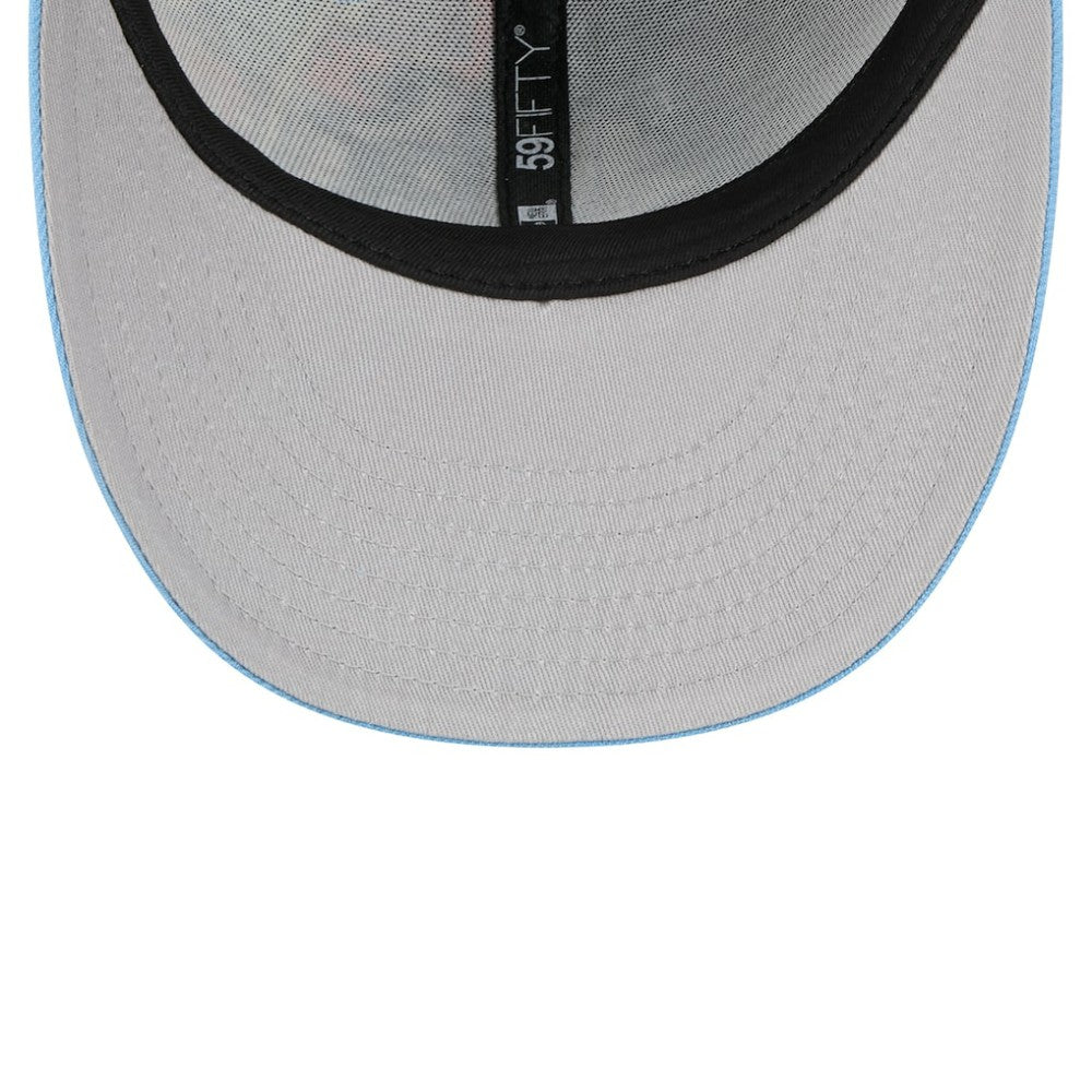 Tampa Bay Rays 2025 MLB Diamond Hero Edition Low Profile 59FIFTY Fitted Hat Navy/Light Blue