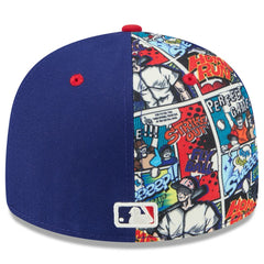 Texas Rangers 2025 MLB Diamond Hero Edition Low Profile 59FIFTY Fitted Hat Royal/Red