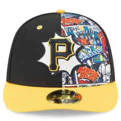 Pittsburgh Pirates 2025 MLB Diamond Hero Edition Low Profile 59FIFTY Fitted Hat Black/Gold