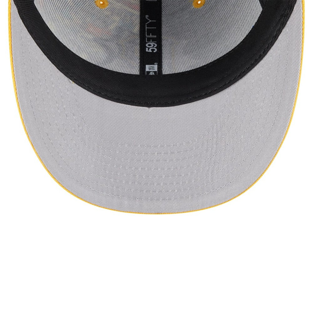 Pittsburgh Pirates 2025 MLB Diamond Hero Edition Low Profile 59FIFTY Fitted Hat Black/Gold