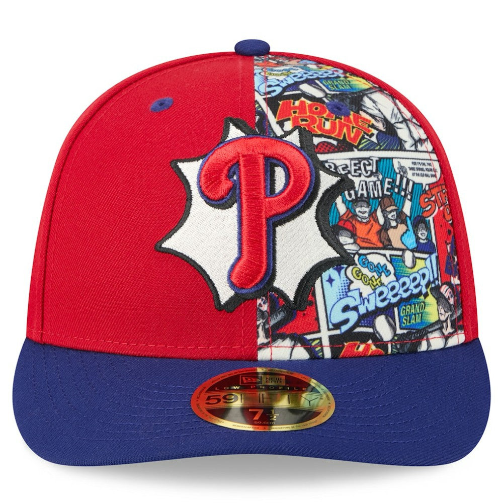 Philadelphia Phillies 2025 MLB Diamond Hero Edition Low Profile 59FIFTY Fitted Hat Red/Royal