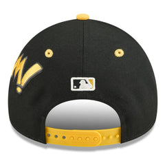 Pittsburgh Pirates 2025 MLB Diamond Hero Edition A-Frame 9FORTY Adjustable Hat Black/Gold