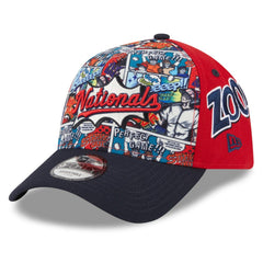 Washington Nationals Youth 2025 MLB Diamond Hero Edition A-Frame 9FORTY Adjustable Hat Red/Navy